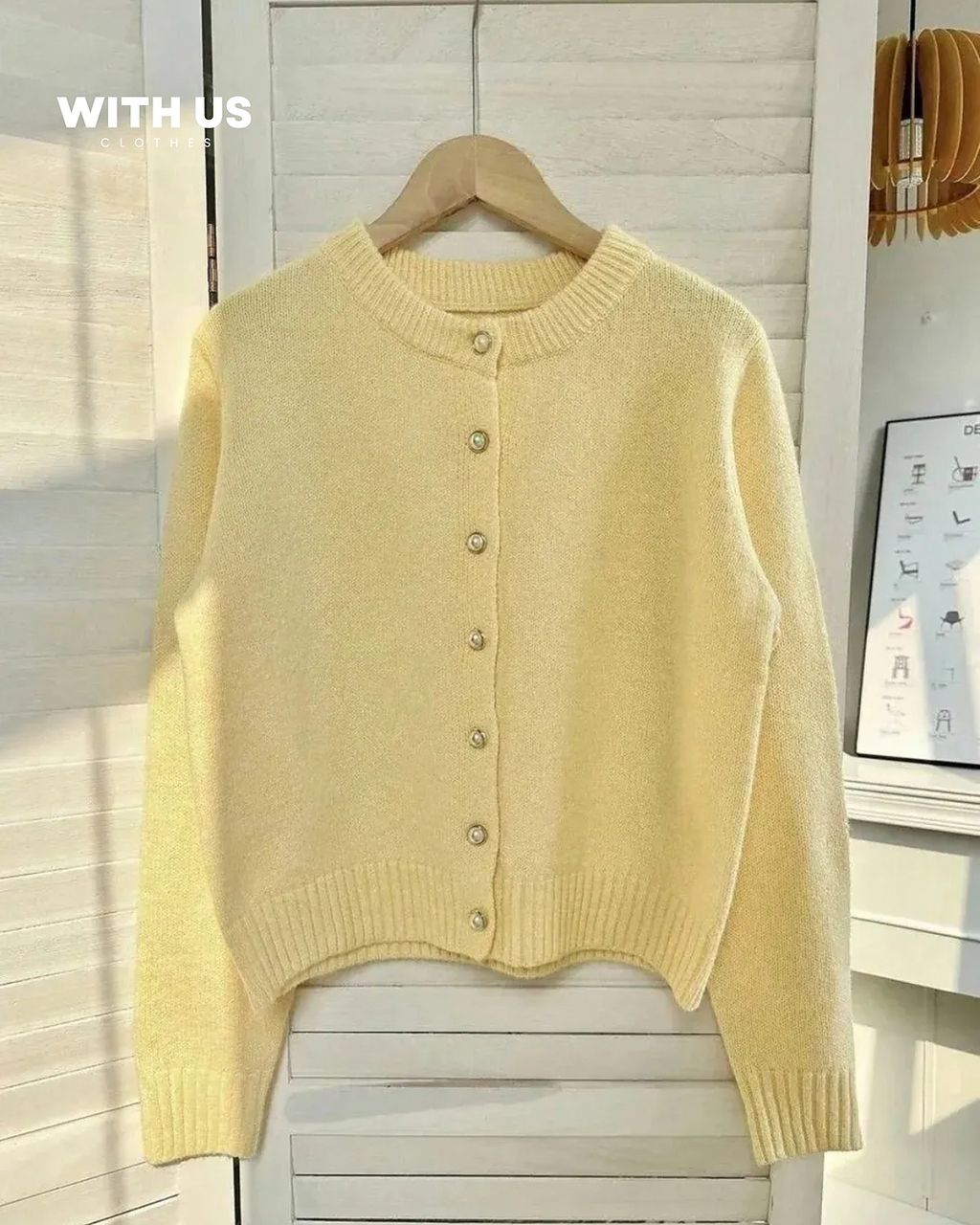 Cárdigan elegante minimalista