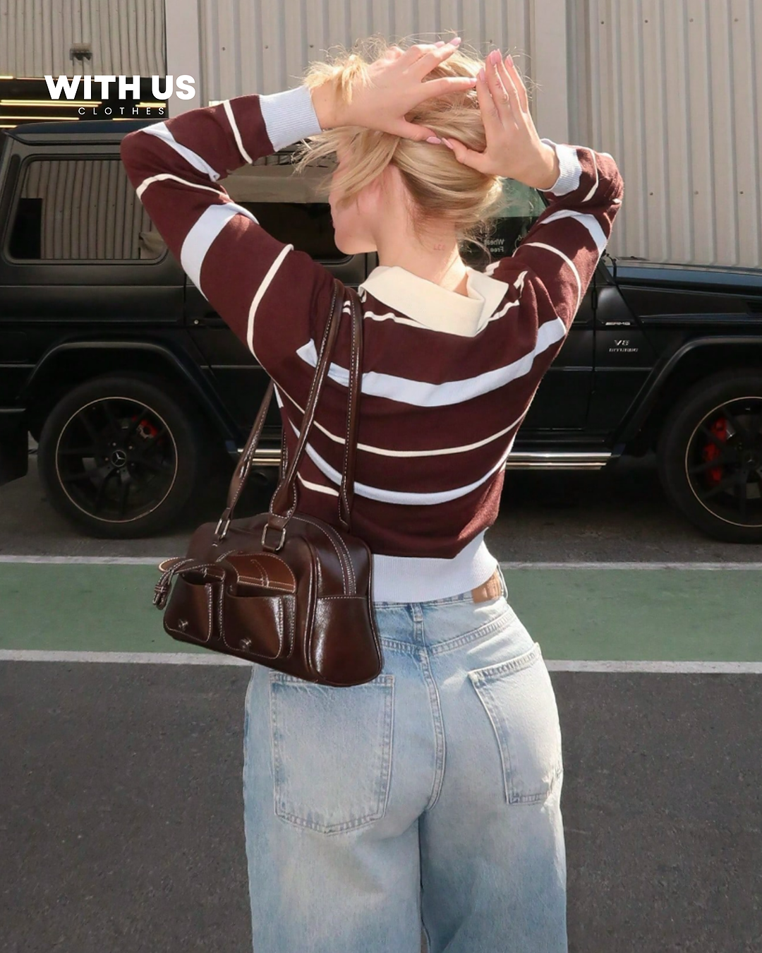 Sueter estilo universitaria