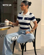 Polo de hilo fashionable