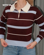 Sueter estilo universitaria