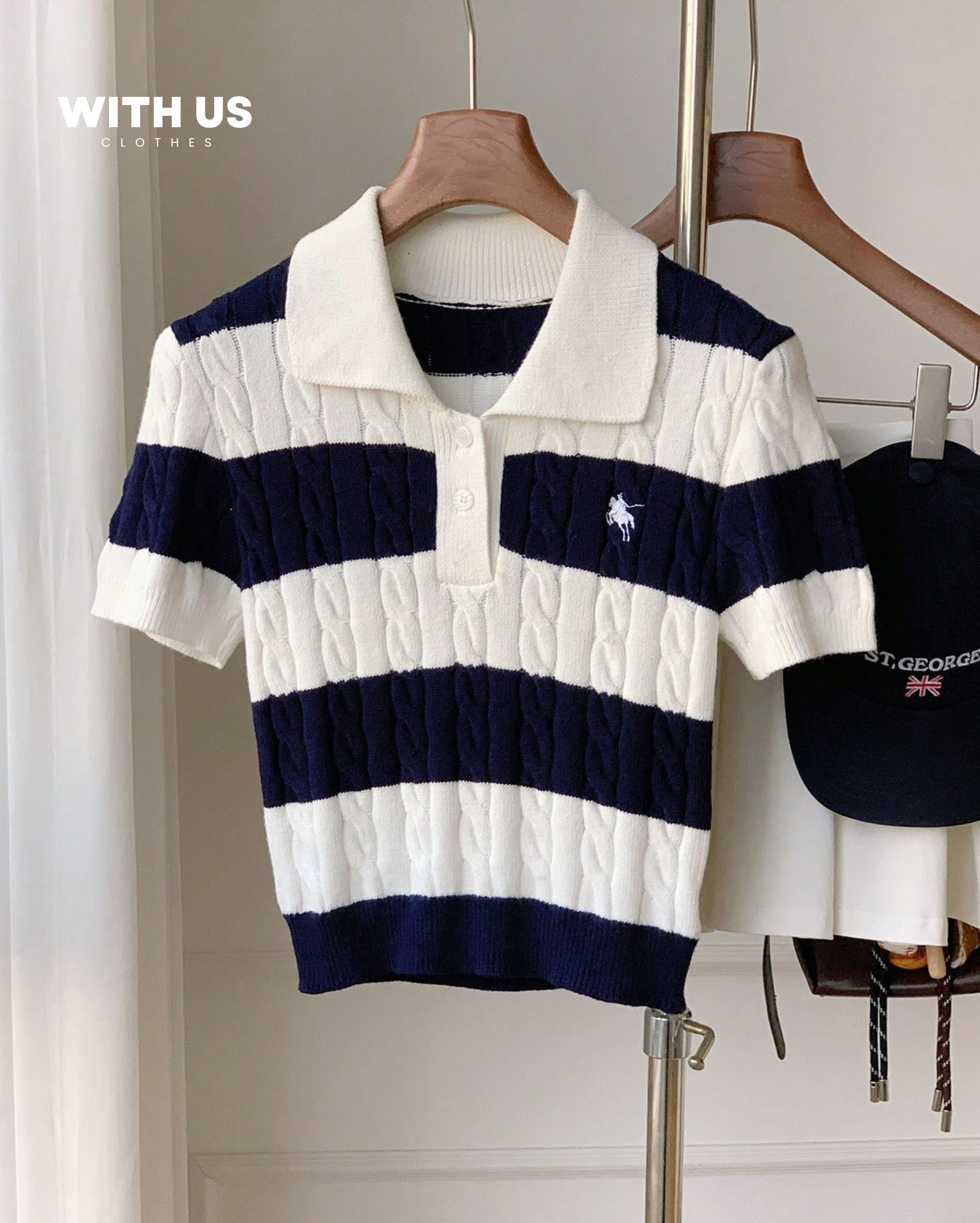 Polo de hilo fashionable