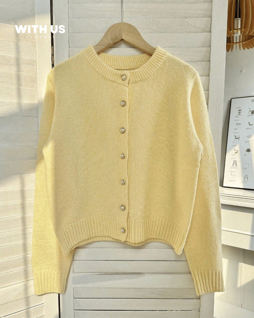 Cárdigan elegante minimalista