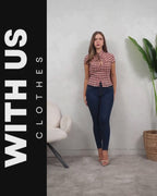 Camisa a cuadros minimalista